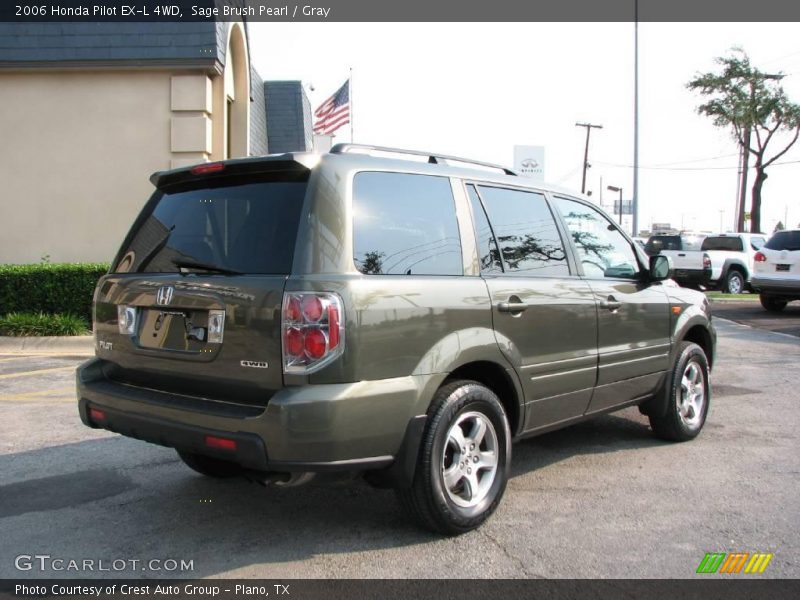 Sage Brush Pearl / Gray 2006 Honda Pilot EX-L 4WD