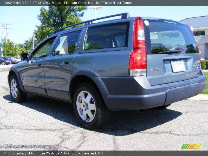 Platinum Green Metallic / Taupe/Light Taupe 2002 Volvo V70 2.4T XC AWD Wagon