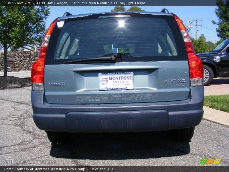 Platinum Green Metallic / Taupe/Light Taupe 2002 Volvo V70 2.4T XC AWD Wagon