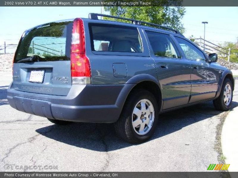 Platinum Green Metallic / Taupe/Light Taupe 2002 Volvo V70 2.4T XC AWD Wagon