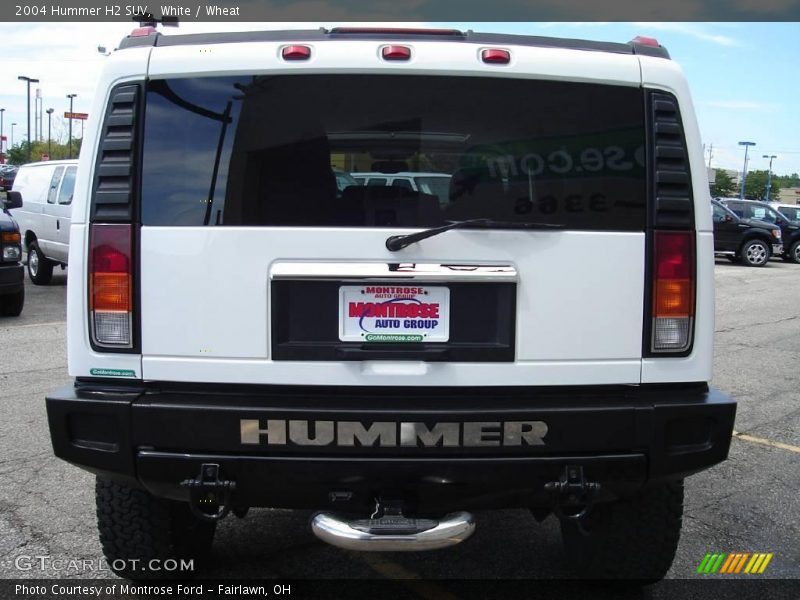 White / Wheat 2004 Hummer H2 SUV