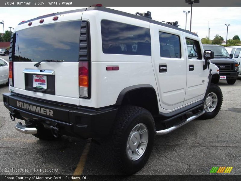 White / Wheat 2004 Hummer H2 SUV