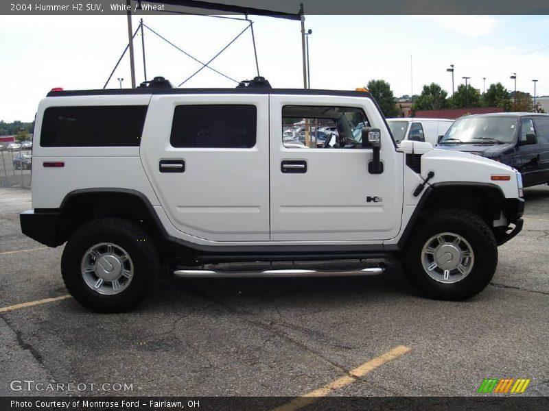 White / Wheat 2004 Hummer H2 SUV