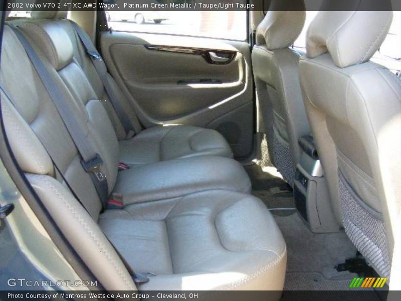 Platinum Green Metallic / Taupe/Light Taupe 2002 Volvo V70 2.4T XC AWD Wagon