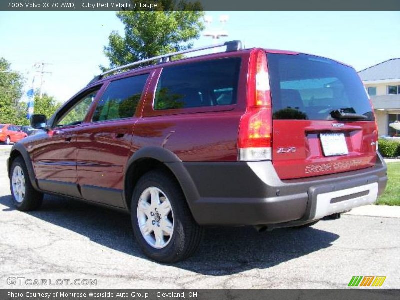 Ruby Red Metallic / Taupe 2006 Volvo XC70 AWD