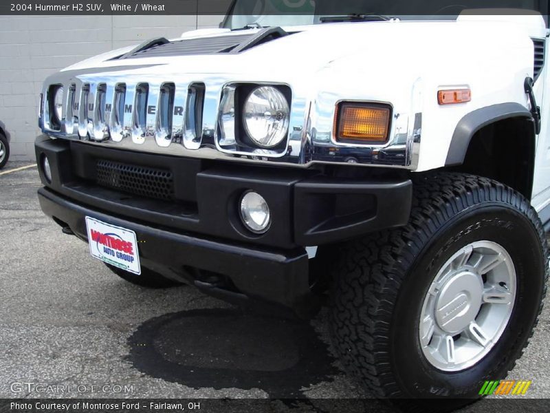 White / Wheat 2004 Hummer H2 SUV