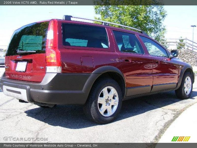Ruby Red Metallic / Taupe 2006 Volvo XC70 AWD