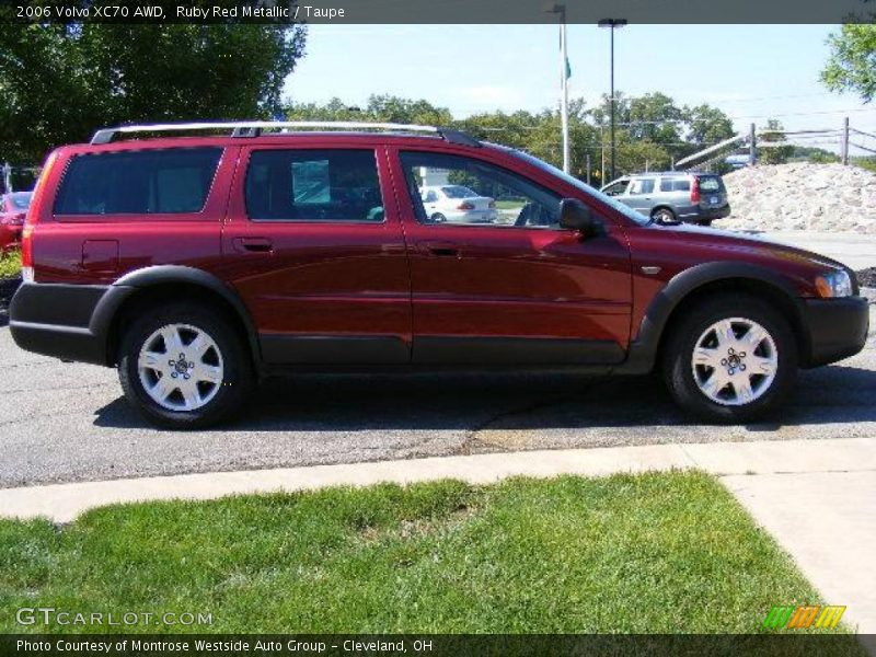 Ruby Red Metallic / Taupe 2006 Volvo XC70 AWD