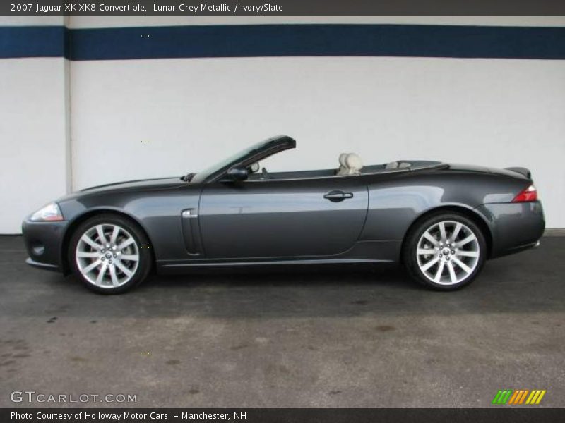 Lunar Grey Metallic / Ivory/Slate 2007 Jaguar XK XK8 Convertible