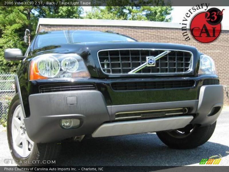 Black / Taupe/Light Taupe 2006 Volvo XC90 2.5T