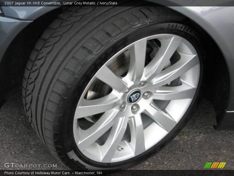 Lunar Grey Metallic / Ivory/Slate 2007 Jaguar XK XK8 Convertible