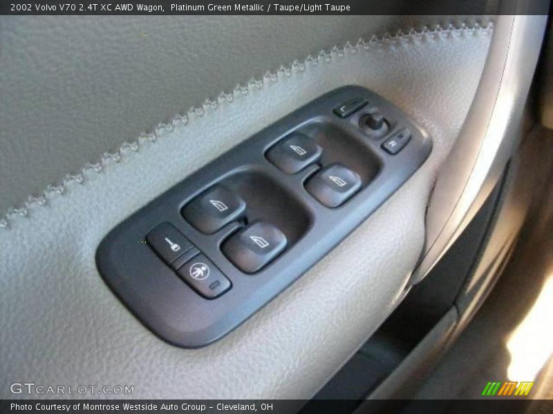 Platinum Green Metallic / Taupe/Light Taupe 2002 Volvo V70 2.4T XC AWD Wagon