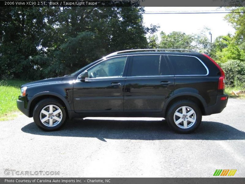 Black / Taupe/Light Taupe 2006 Volvo XC90 2.5T