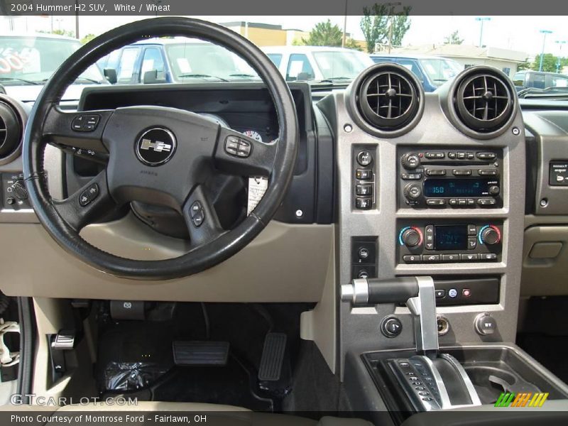 White / Wheat 2004 Hummer H2 SUV