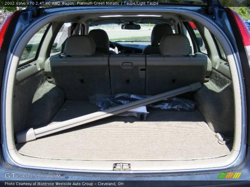 Platinum Green Metallic / Taupe/Light Taupe 2002 Volvo V70 2.4T XC AWD Wagon