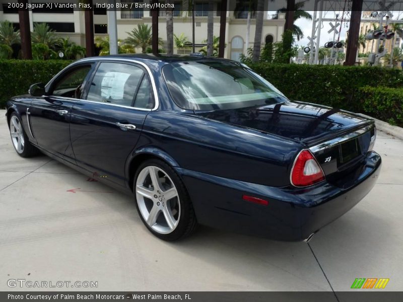 Indigo Blue / Barley/Mocha 2009 Jaguar XJ Vanden Plas
