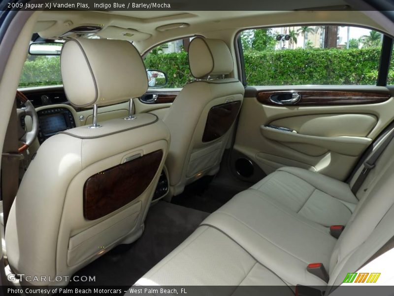 Indigo Blue / Barley/Mocha 2009 Jaguar XJ Vanden Plas