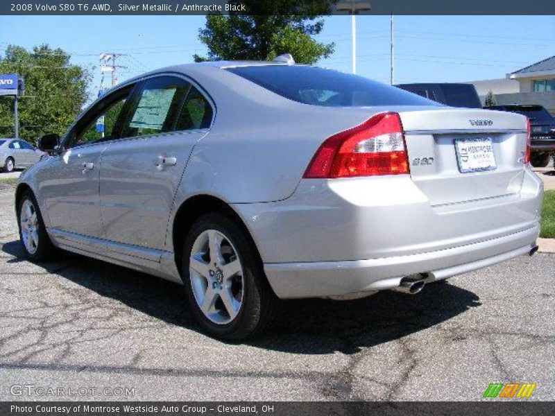 Silver Metallic / Anthracite Black 2008 Volvo S80 T6 AWD