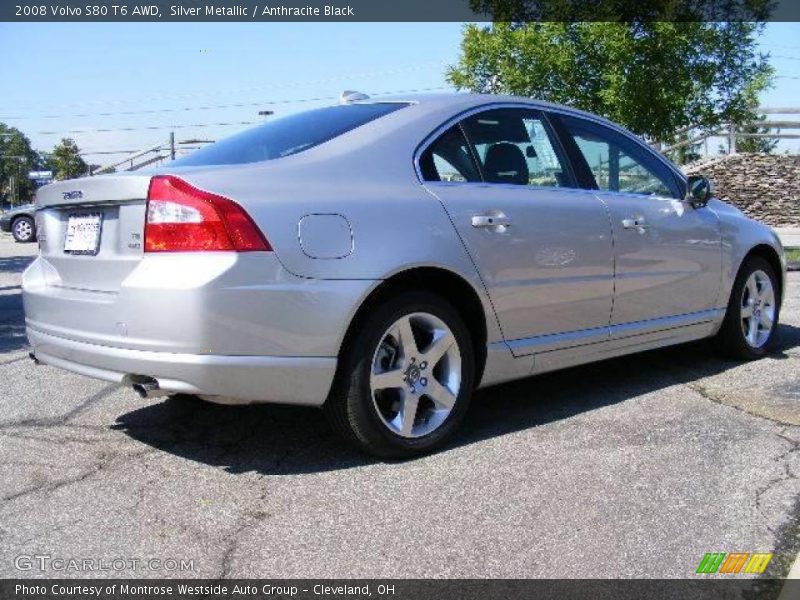 Silver Metallic / Anthracite Black 2008 Volvo S80 T6 AWD