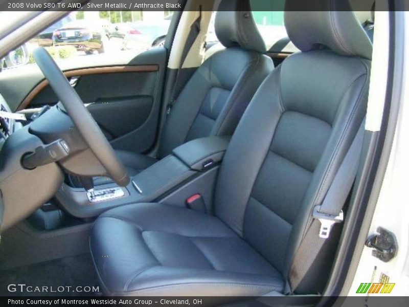 Silver Metallic / Anthracite Black 2008 Volvo S80 T6 AWD