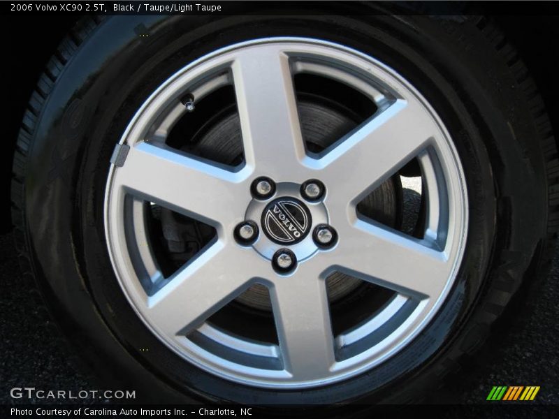 Black / Taupe/Light Taupe 2006 Volvo XC90 2.5T