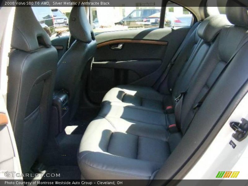 Silver Metallic / Anthracite Black 2008 Volvo S80 T6 AWD