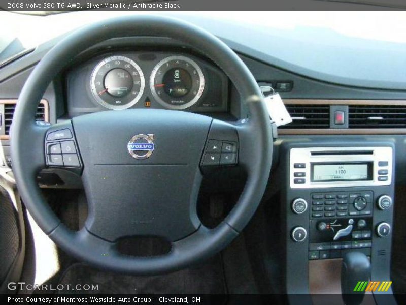 Silver Metallic / Anthracite Black 2008 Volvo S80 T6 AWD