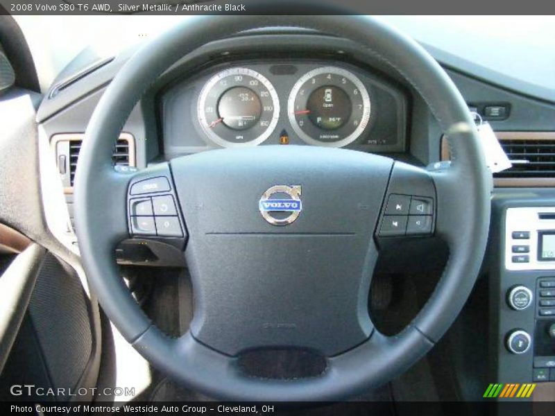 Silver Metallic / Anthracite Black 2008 Volvo S80 T6 AWD
