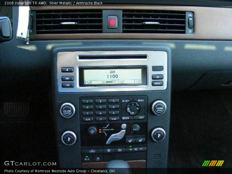 Silver Metallic / Anthracite Black 2008 Volvo S80 T6 AWD