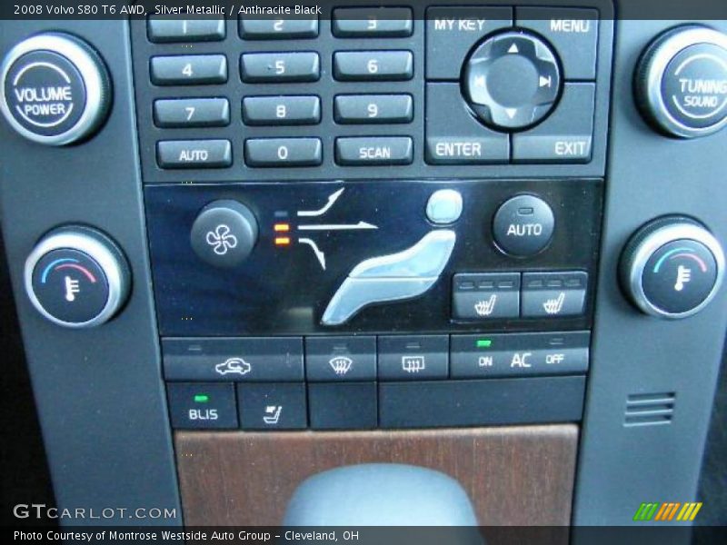 Silver Metallic / Anthracite Black 2008 Volvo S80 T6 AWD