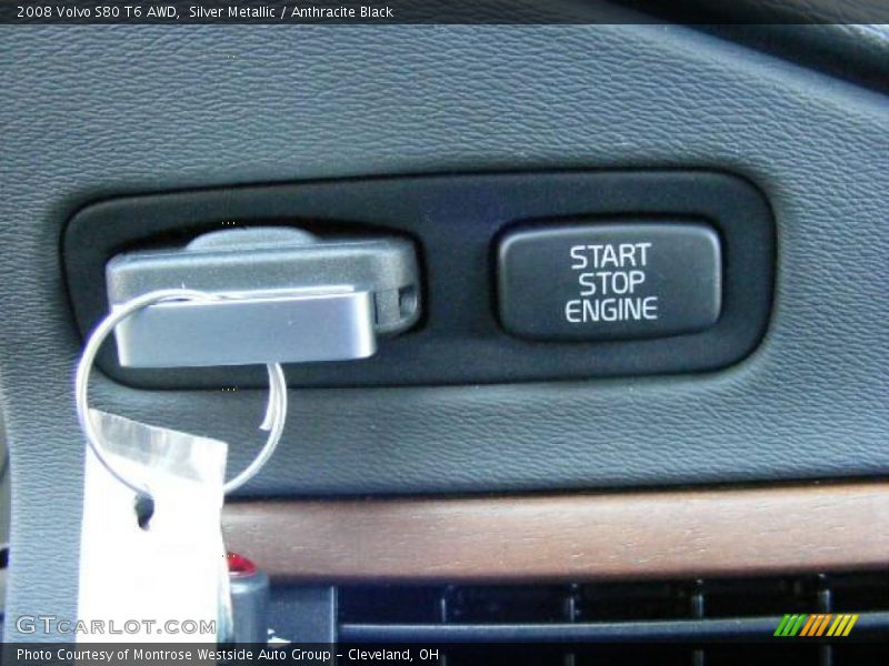Silver Metallic / Anthracite Black 2008 Volvo S80 T6 AWD