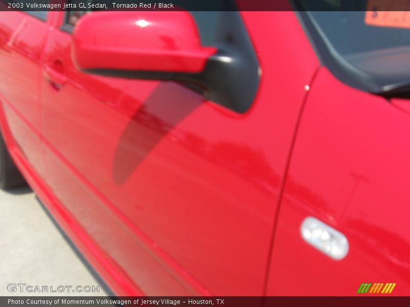 Tornado Red / Black 2003 Volkswagen Jetta GL Sedan