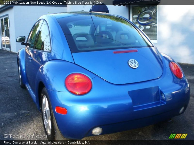 Techno Blue Metallic / Gray 1998 Volkswagen New Beetle 2.0 Coupe
