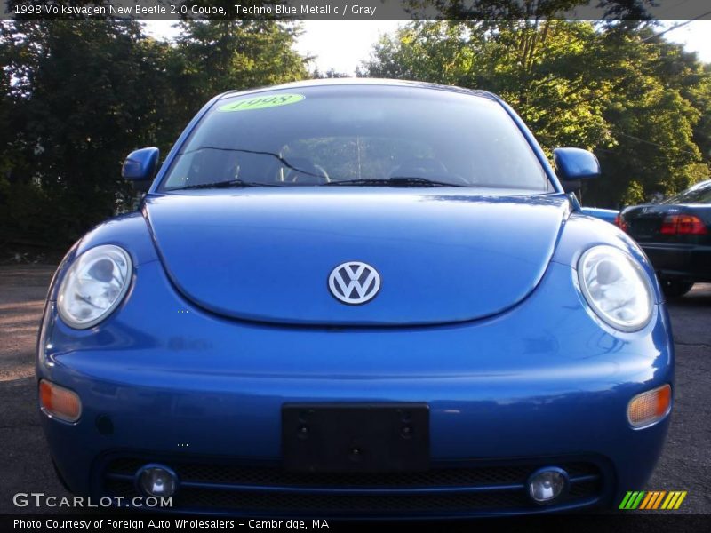 Techno Blue Metallic / Gray 1998 Volkswagen New Beetle 2.0 Coupe