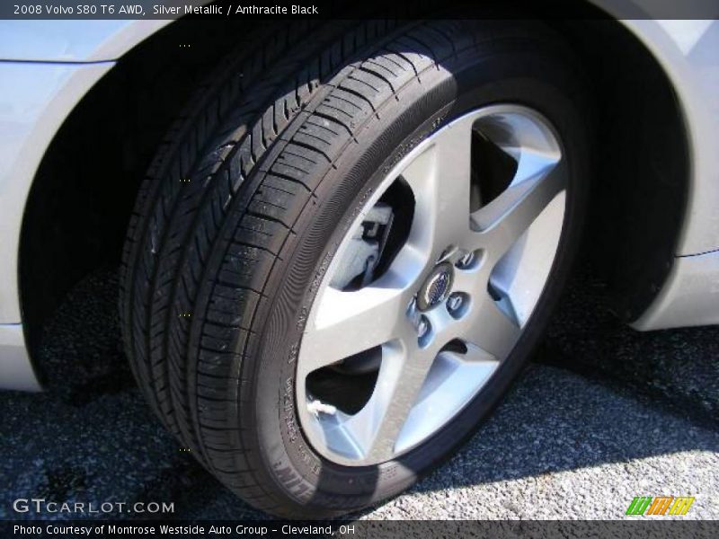 Silver Metallic / Anthracite Black 2008 Volvo S80 T6 AWD