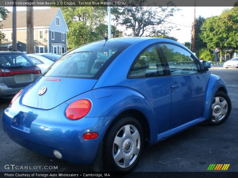 Techno Blue Metallic / Gray 1998 Volkswagen New Beetle 2.0 Coupe