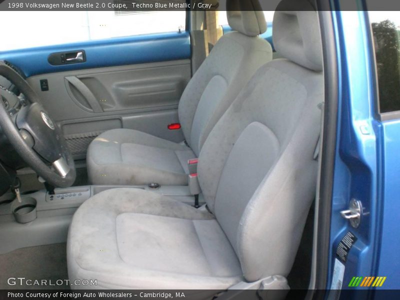 Techno Blue Metallic / Gray 1998 Volkswagen New Beetle 2.0 Coupe