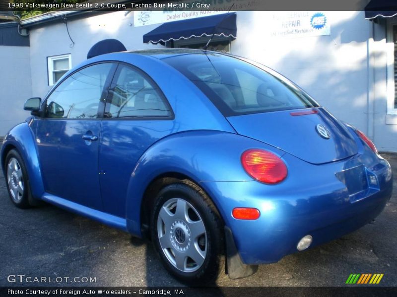 Techno Blue Metallic / Gray 1998 Volkswagen New Beetle 2.0 Coupe