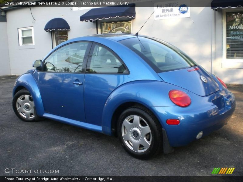 Techno Blue Metallic / Gray 1998 Volkswagen New Beetle 2.0 Coupe