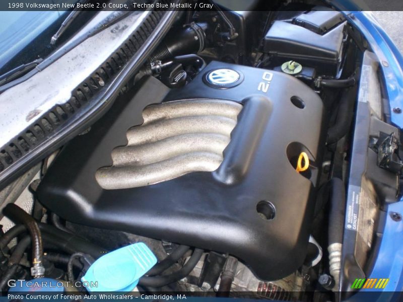 Techno Blue Metallic / Gray 1998 Volkswagen New Beetle 2.0 Coupe
