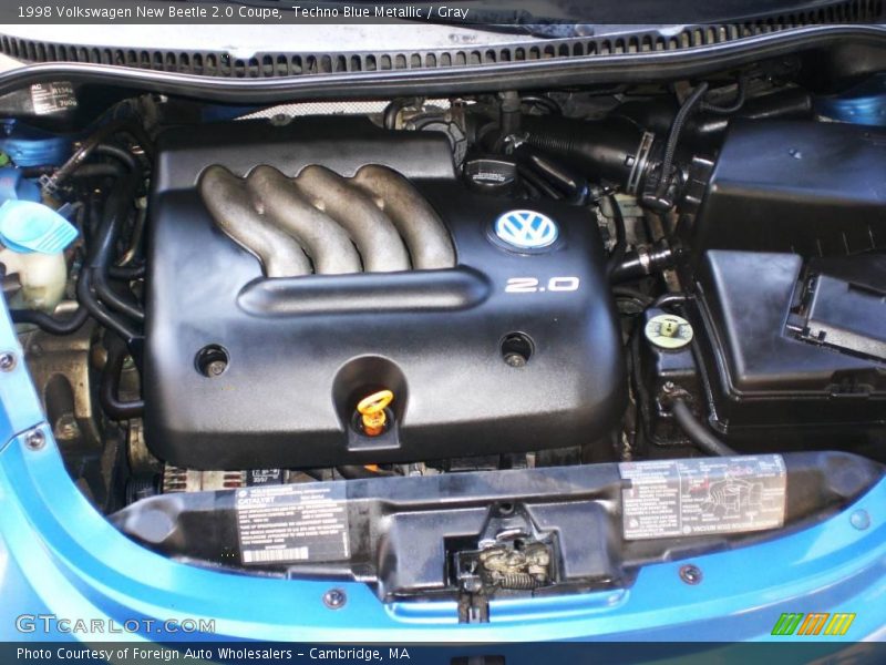 Techno Blue Metallic / Gray 1998 Volkswagen New Beetle 2.0 Coupe