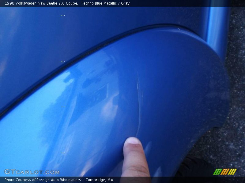 Techno Blue Metallic / Gray 1998 Volkswagen New Beetle 2.0 Coupe
