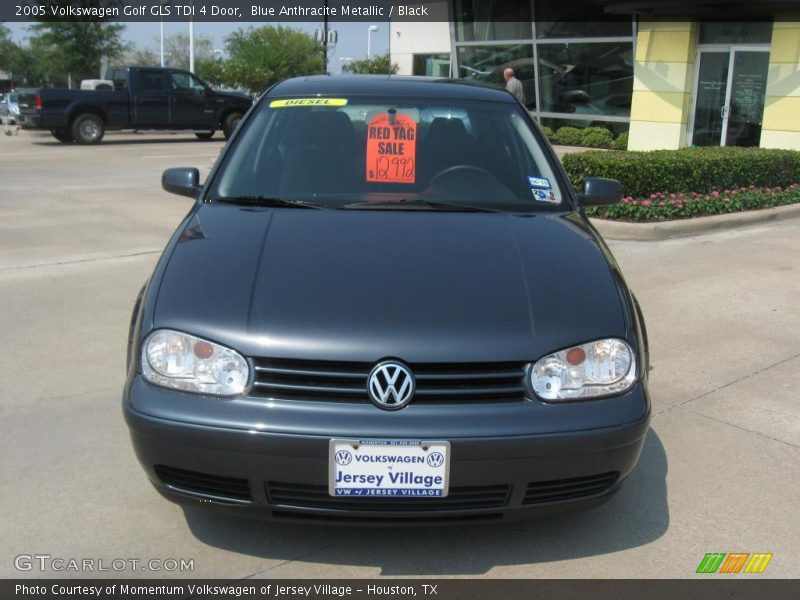 Blue Anthracite Metallic / Black 2005 Volkswagen Golf GLS TDI 4 Door