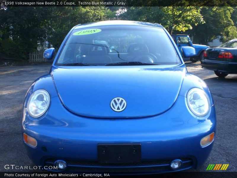 Techno Blue Metallic / Gray 1998 Volkswagen New Beetle 2.0 Coupe