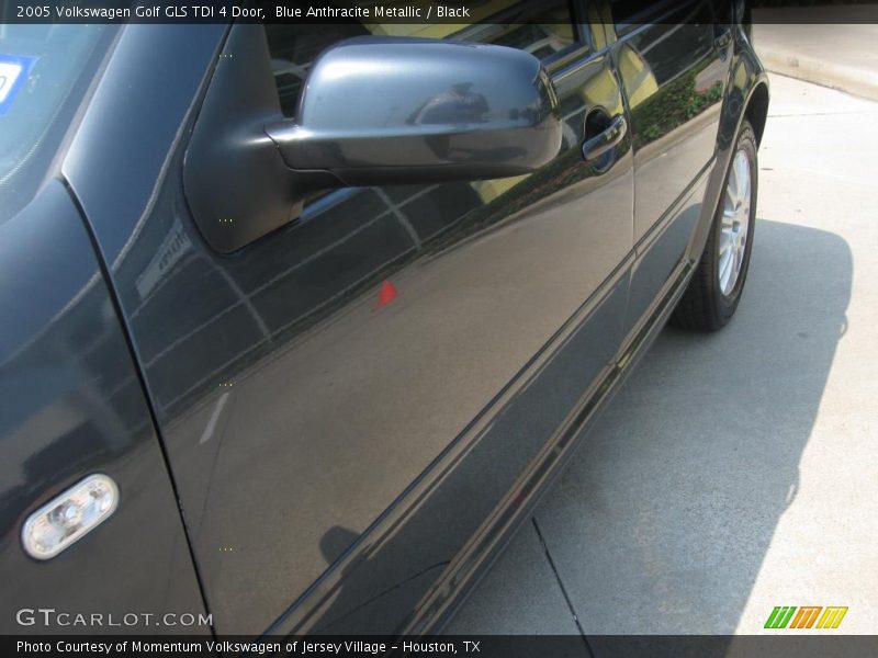 Blue Anthracite Metallic / Black 2005 Volkswagen Golf GLS TDI 4 Door