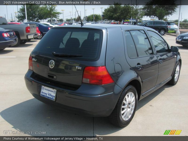 Blue Anthracite Metallic / Black 2005 Volkswagen Golf GLS TDI 4 Door