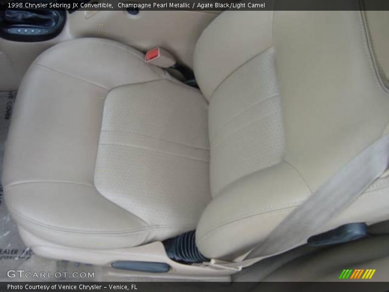 Champagne Pearl Metallic / Agate Black/Light Camel 1998 Chrysler Sebring JX Convertible