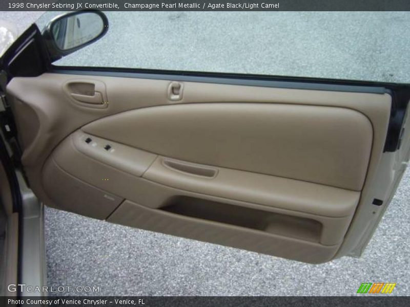 Champagne Pearl Metallic / Agate Black/Light Camel 1998 Chrysler Sebring JX Convertible