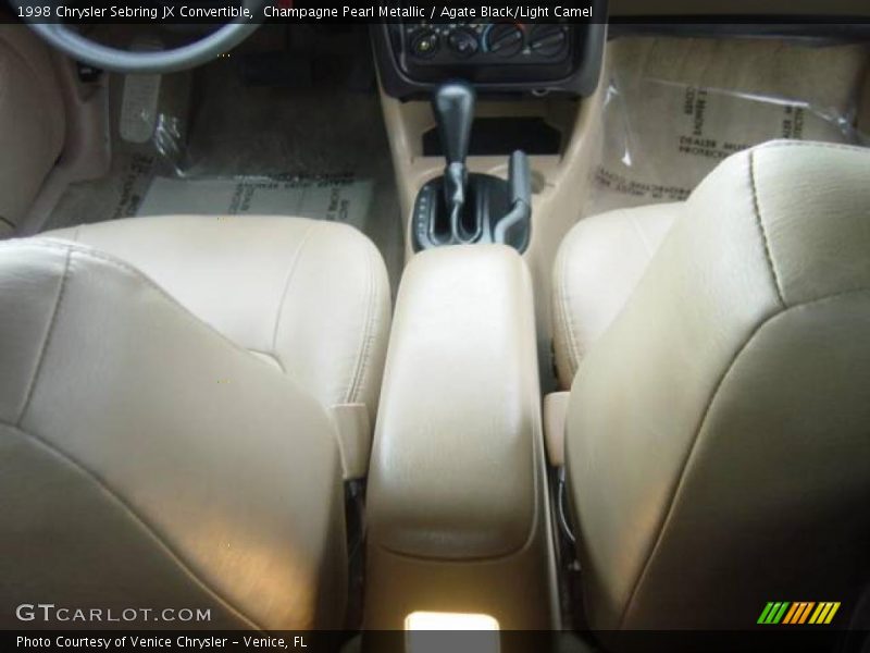 Champagne Pearl Metallic / Agate Black/Light Camel 1998 Chrysler Sebring JX Convertible