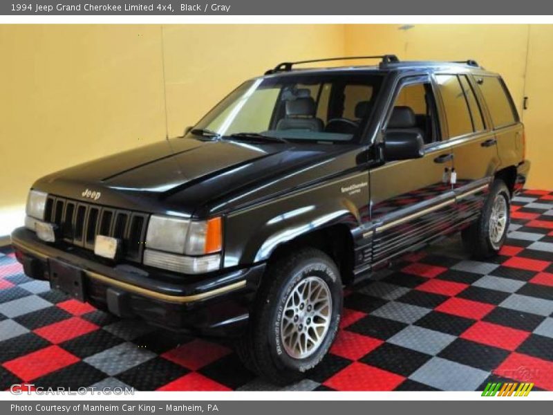 Black / Gray 1994 Jeep Grand Cherokee Limited 4x4